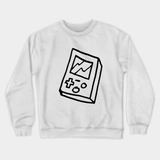 Retro Game Device Line Drawing Crewneck Sweatshirt